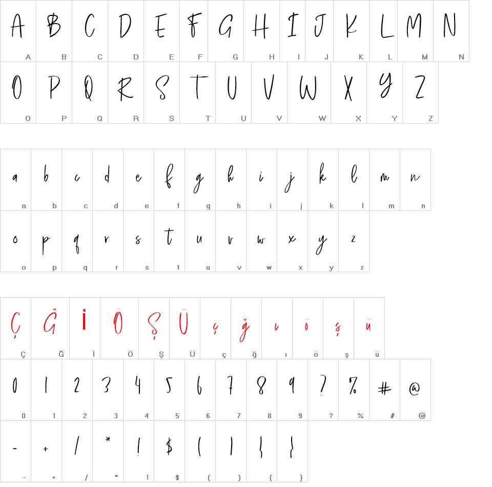 Tiara Wiliams font